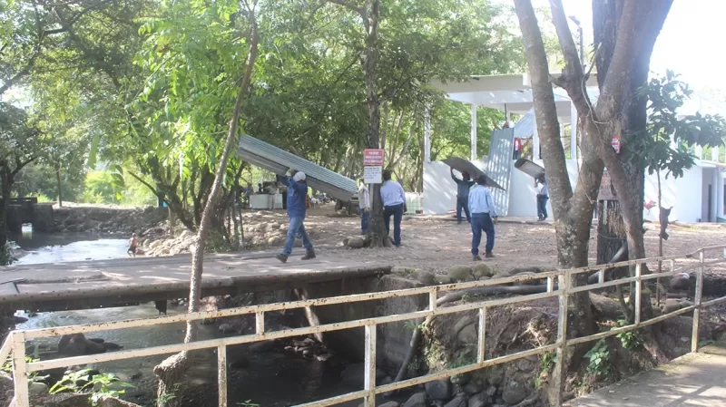 Establecimiento que estaba sobre la ronda protectora del río Cravo Sur en Yopal.